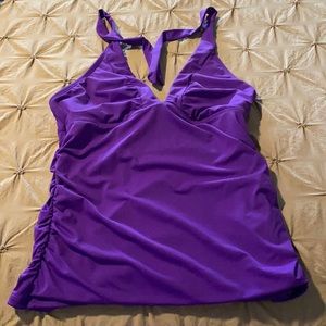 Athleta purple swim top!